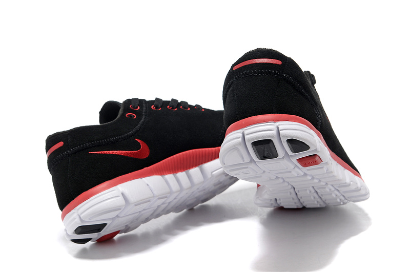 Nike Free 3.0 Fur Womens Shoes Black Red (3)